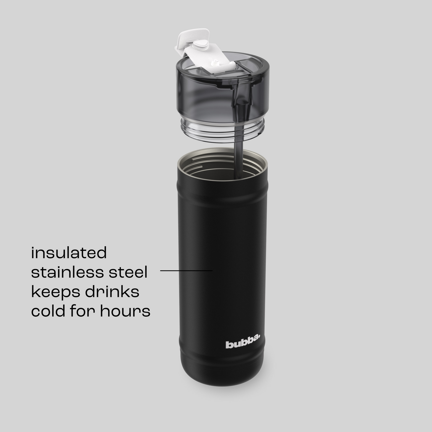 bubba 32 oz DualSip Insulated Stainless Steel Water Bottle - Office Siren - US 9965