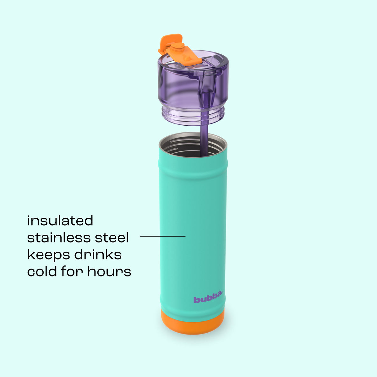 bubba 24 oz DualSip Insulated Stainless Steel Water Bottle -  Field Trip - US 5458