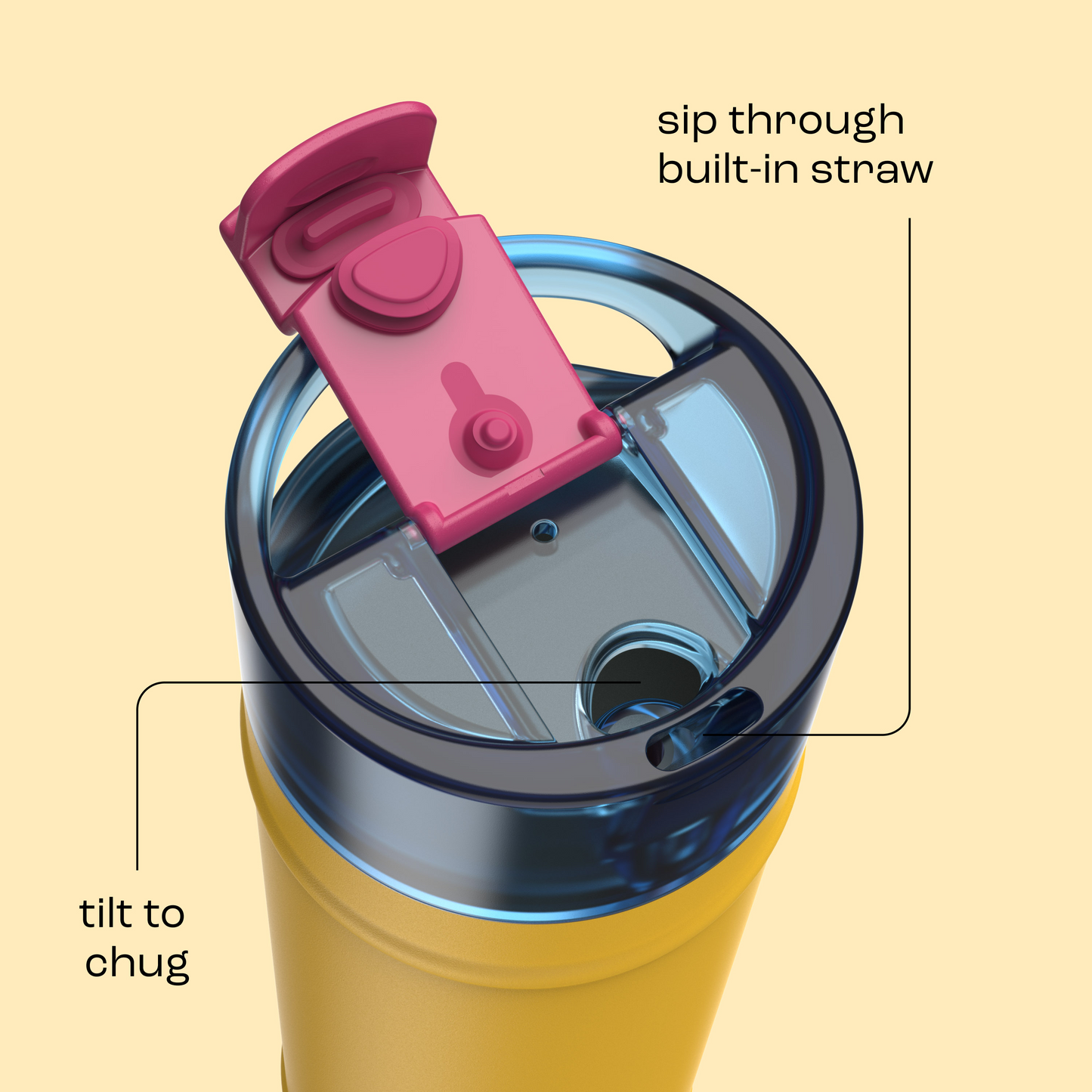 bubba 24 oz DualSip Insulated Stainless Steel Water Bottle - Spirit Week - US 5796