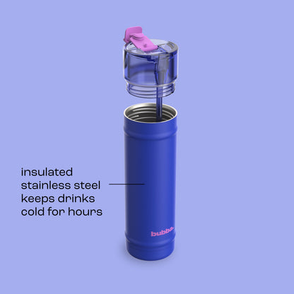 bubba 24 oz DualSip Insulated Stainless Steel Water Bottle - Ocean Energy - US 7820