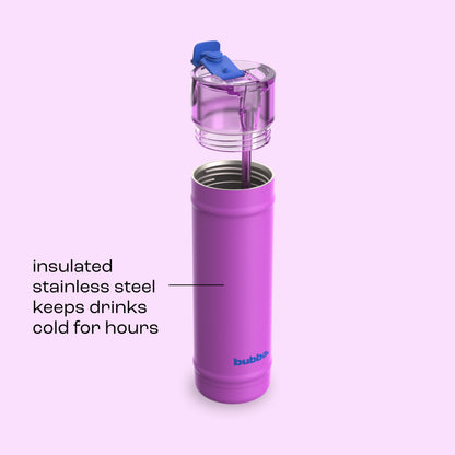 bubba 24 oz DualSip Insulated Stainless Steel Water Bottle - Mood Booster - US 6606