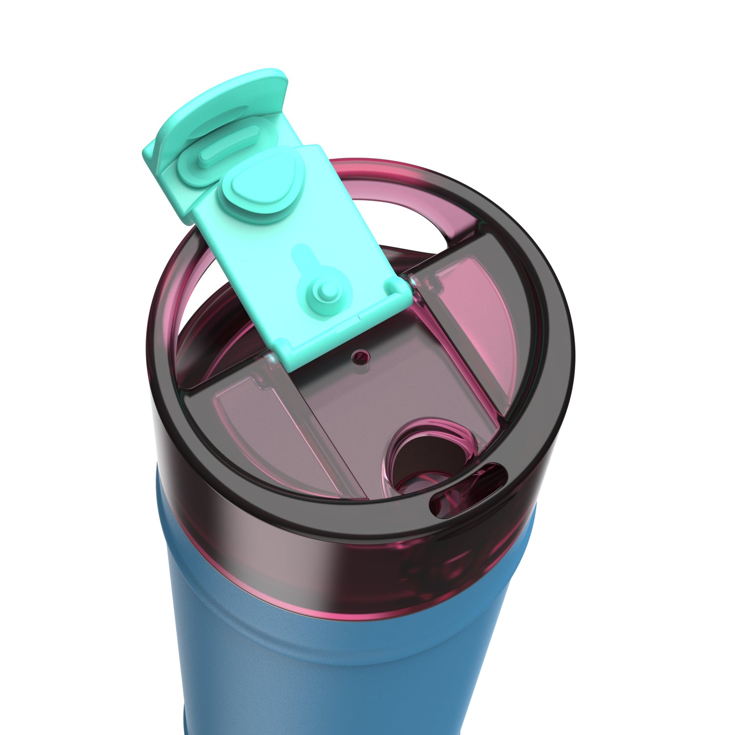 bubba 24 oz DualSip Insulated Stainless Steel Water Bottle - Blue Ribbon - US 1204
