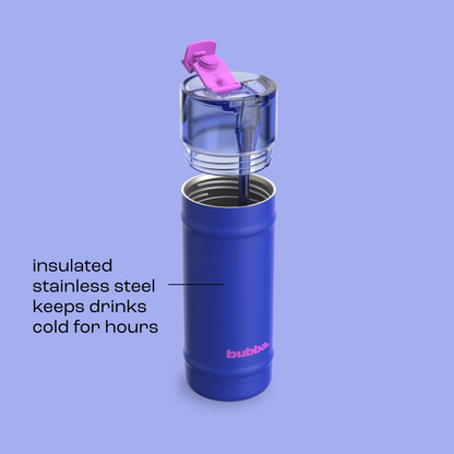 bubba 18 oz DualSip Insulated Stainless Steel Water Bottle - Ocean Energy - US 1857