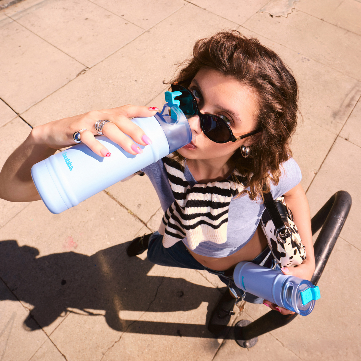 bubba 24 oz DualSip Insulated Stainless Steel Water Bottle - Mood Booster - US 6606