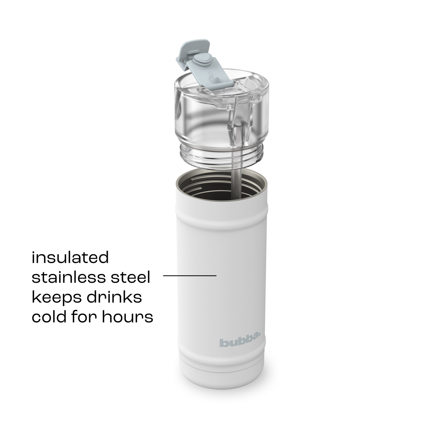 bubba 18 oz DualSip Insulated Stainless Steel Water Bottle - Fresh Kicks - US 8032
