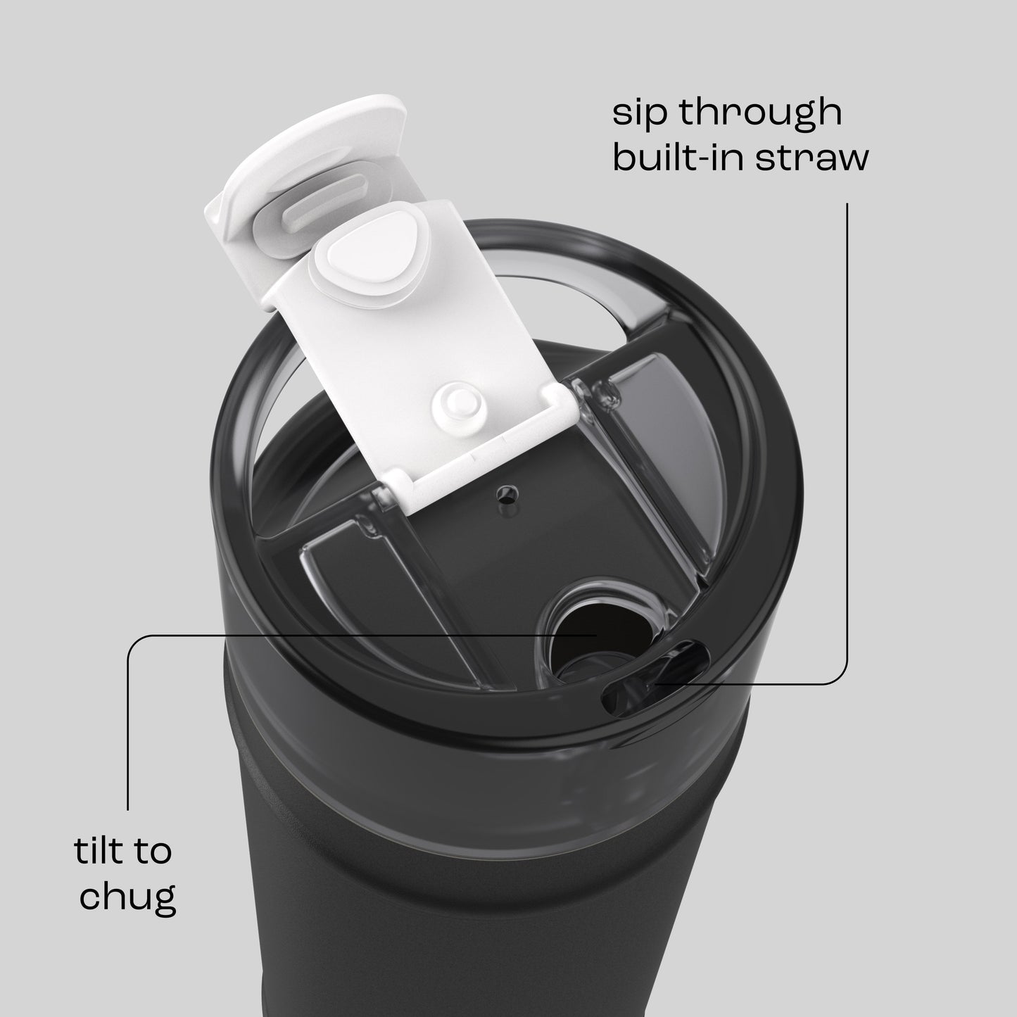 bubba 24 oz DualSip Insulated Stainless Steel Water Bottle - Office Siren - US 9565