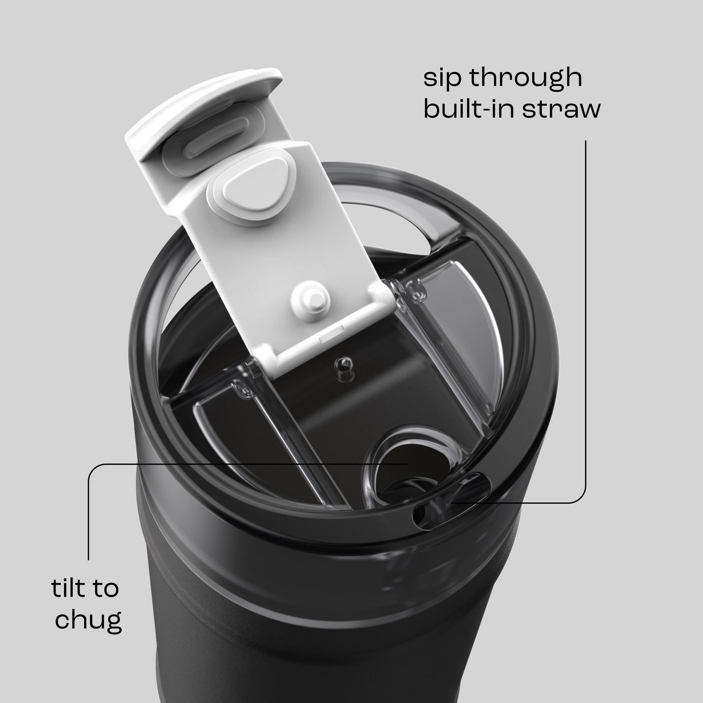 bubba 18 oz DualSip Insulated Stainless Steel Water Bottle -  Office Siren - US 2832