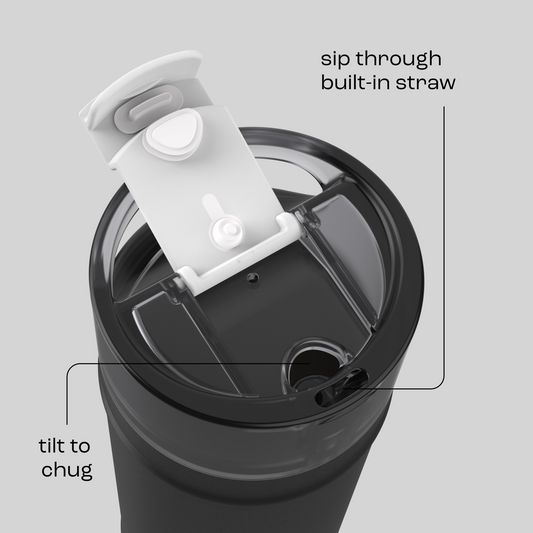 bubba 32 oz DualSip Insulated Stainless Steel Water Bottle - Office Siren - US 9965