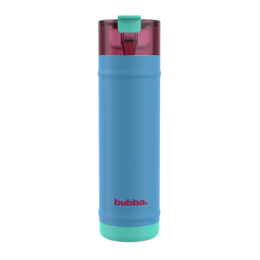 bubba 24 oz DualSip Insulated Stainless Steel Water Bottle - Blue Ribbon - US 1204