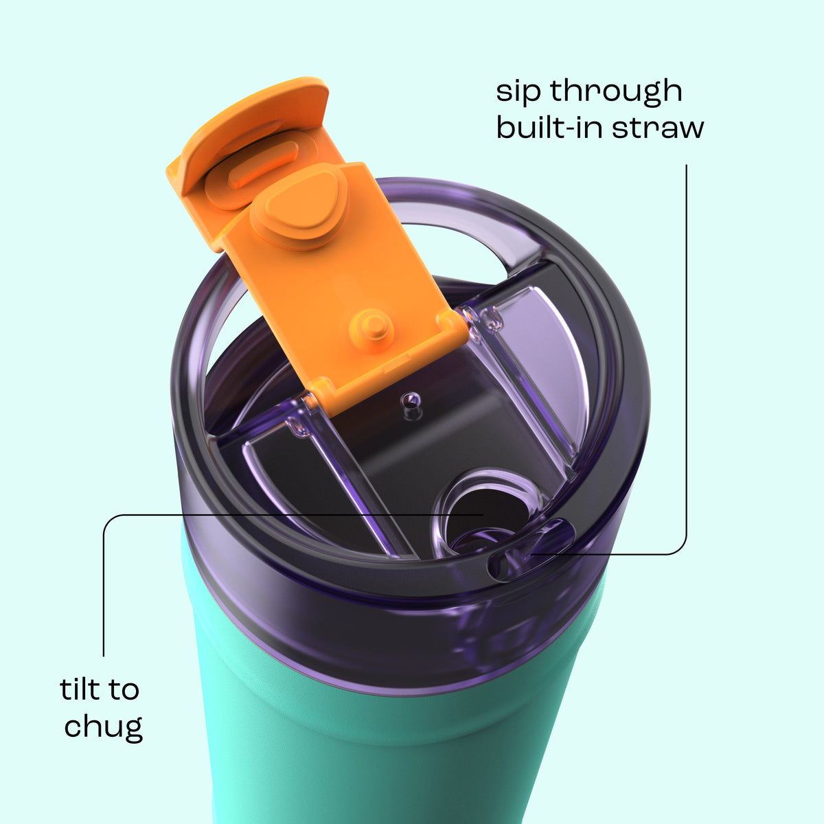 bubba 24 oz DualSip Insulated Stainless Steel Water Bottle -  Field Trip - US 5458